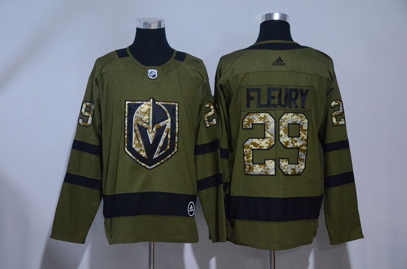 Women Vegas Golden Knights 29 Fleury Fanatics Branded Breakaway Home Green Adidas NHL Jersey